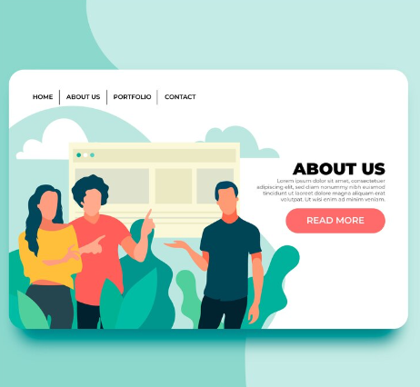 About Us Page Illustration