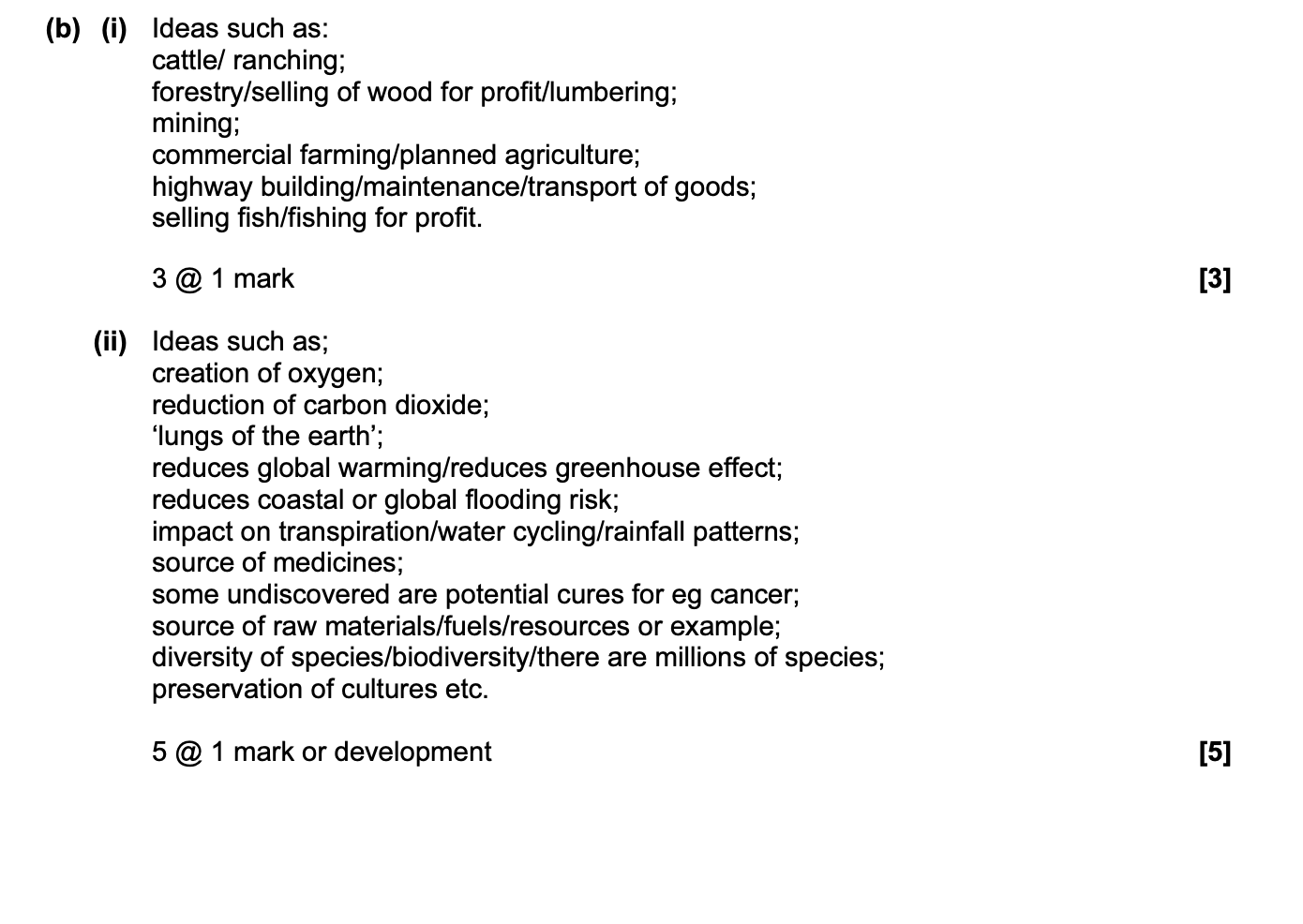 iGCSE Geography revision notes:The Equatorial Climate and Rainforests