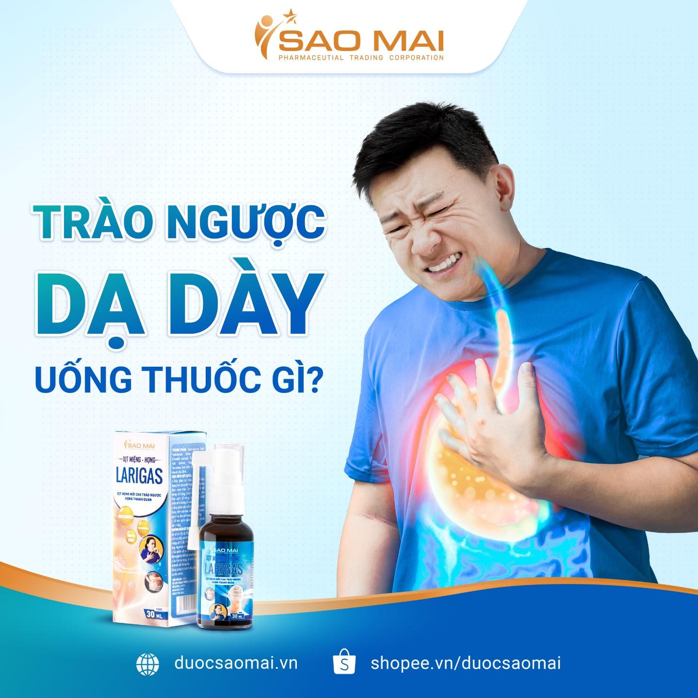 Trào ngược dạ dày uống thuốc gì?