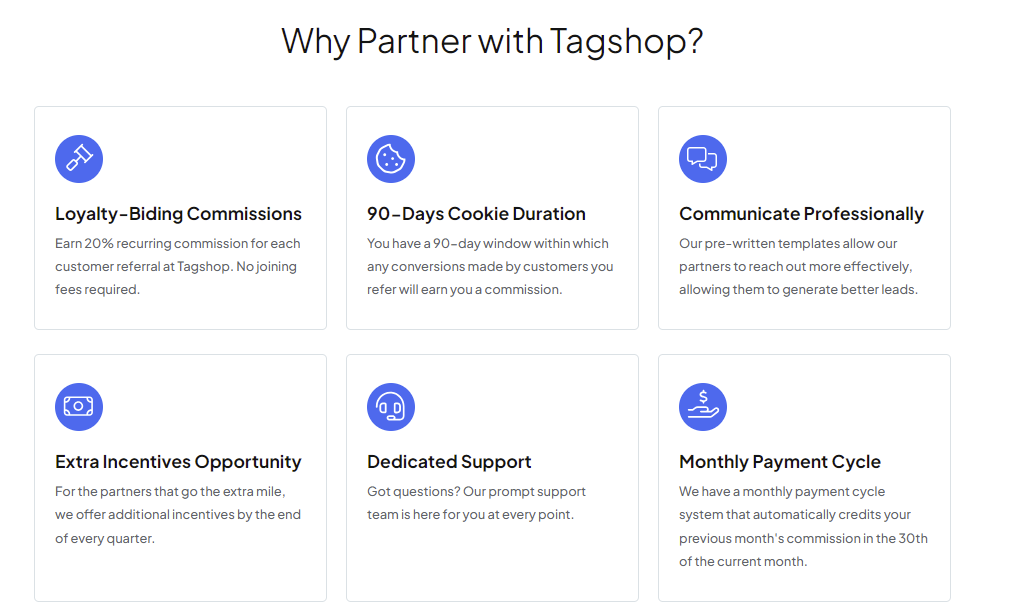 tagshop - benefits of affiliate program 