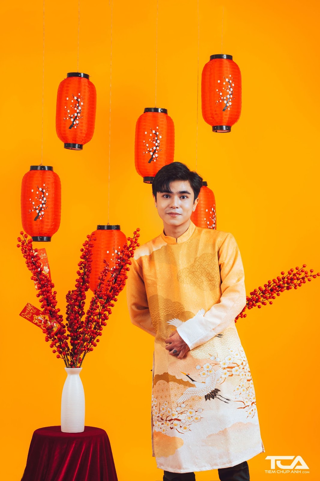 chụp ảnh với áo dài đẹp
