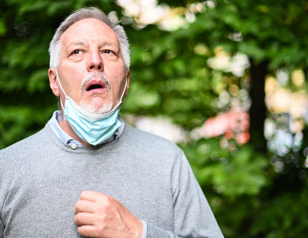 Common symptoms of COPD include shortness of breath, coughing (often with mucus), and wheezing.