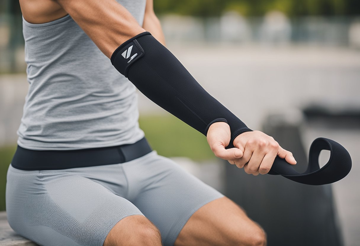 compression sleeve for cubital tunnel syndrome