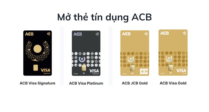 mở thẻ tín dụng acb