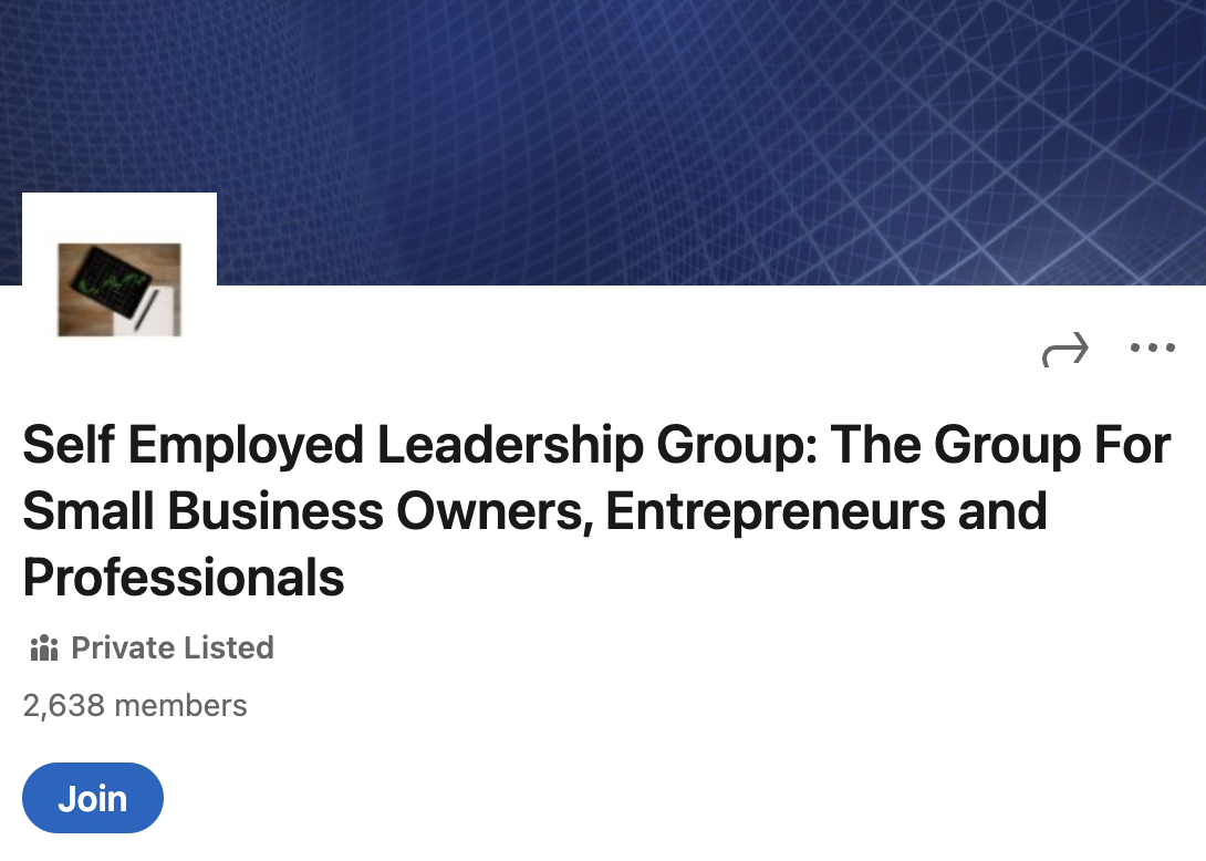 Self-Employed Leadership Group