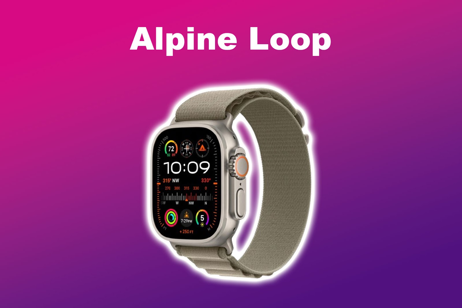 Comfortable Apple Watch Band Alpine Loop
