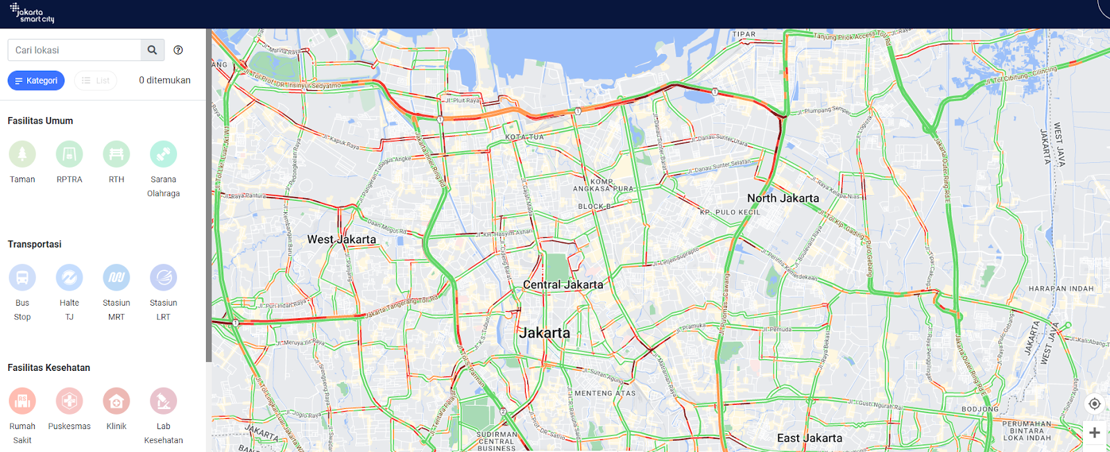 Utilization of Jakarta Kini Map to Achieve Global City Jakarta