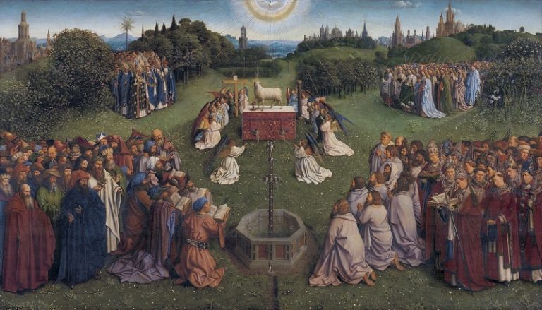 “Adoration of the Lamb,” by Jan van Eyck, 1432