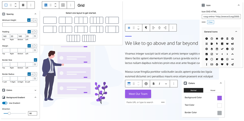 GenerateBLocks U Isettings