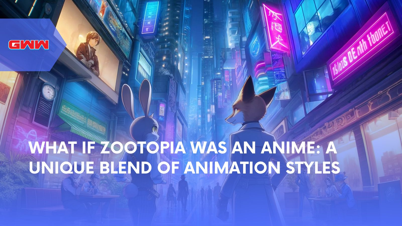 What if zootopia was an anime a unique blend of styles