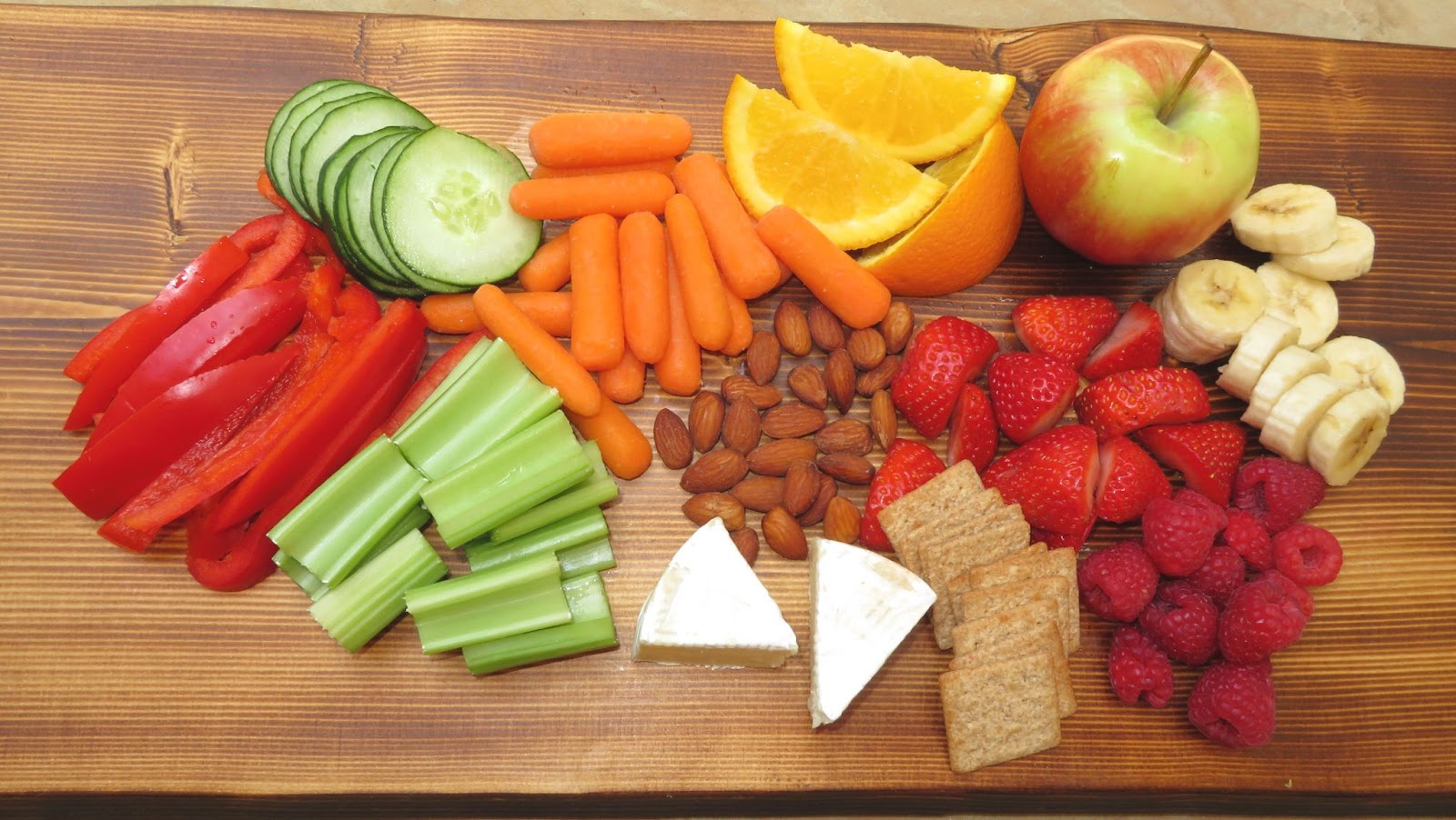 An array of healthy snacks