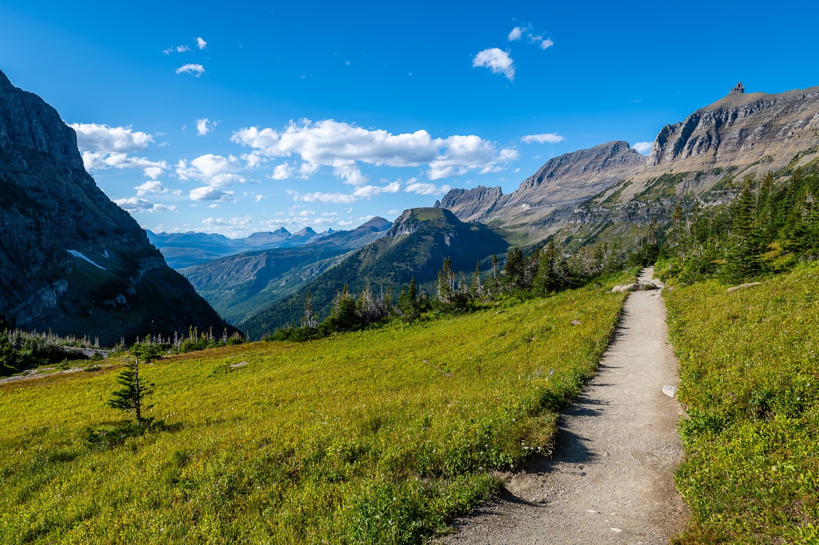 beautiful mountain path