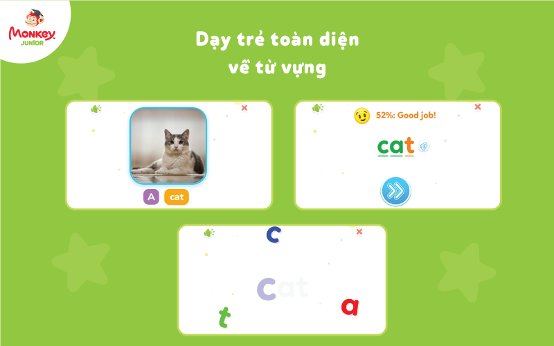 monkey junior - app học từ vựng tiếng anh