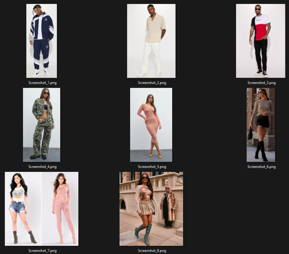 Fashion image recognition pipeline in action.