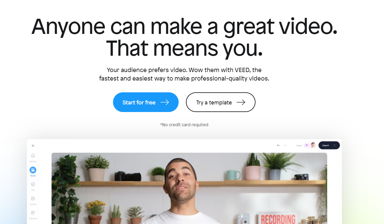 VEED.IO Best for Automated Content Localization