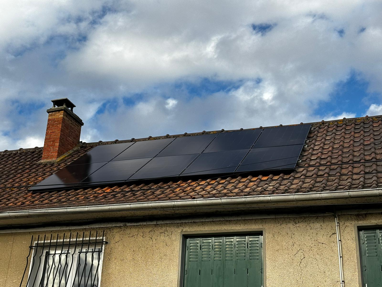 Toiture panneaux solaires