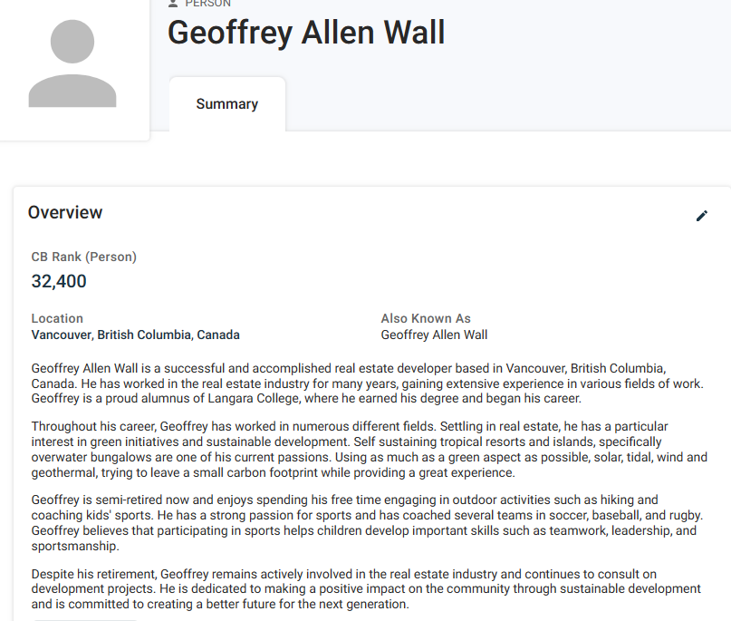 Geoffrey Allen Wall