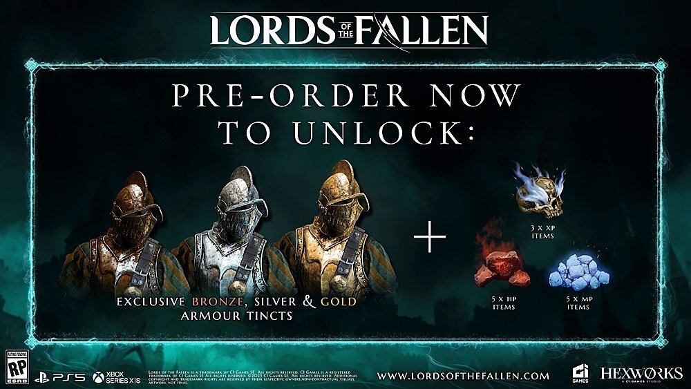 Pre order the game and get rewards