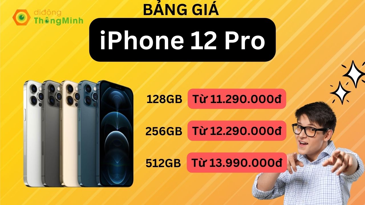 Bảng giá iPhone 12 Pro tại Di Động Thông Minh