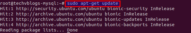 How to install MySQL On Ubuntu 18.04 - TechvBlogs