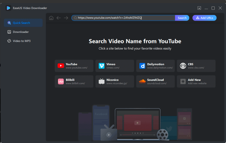 EaseUS Video Downloader is one of the top tools to Download YouTube Videos on PC for Free