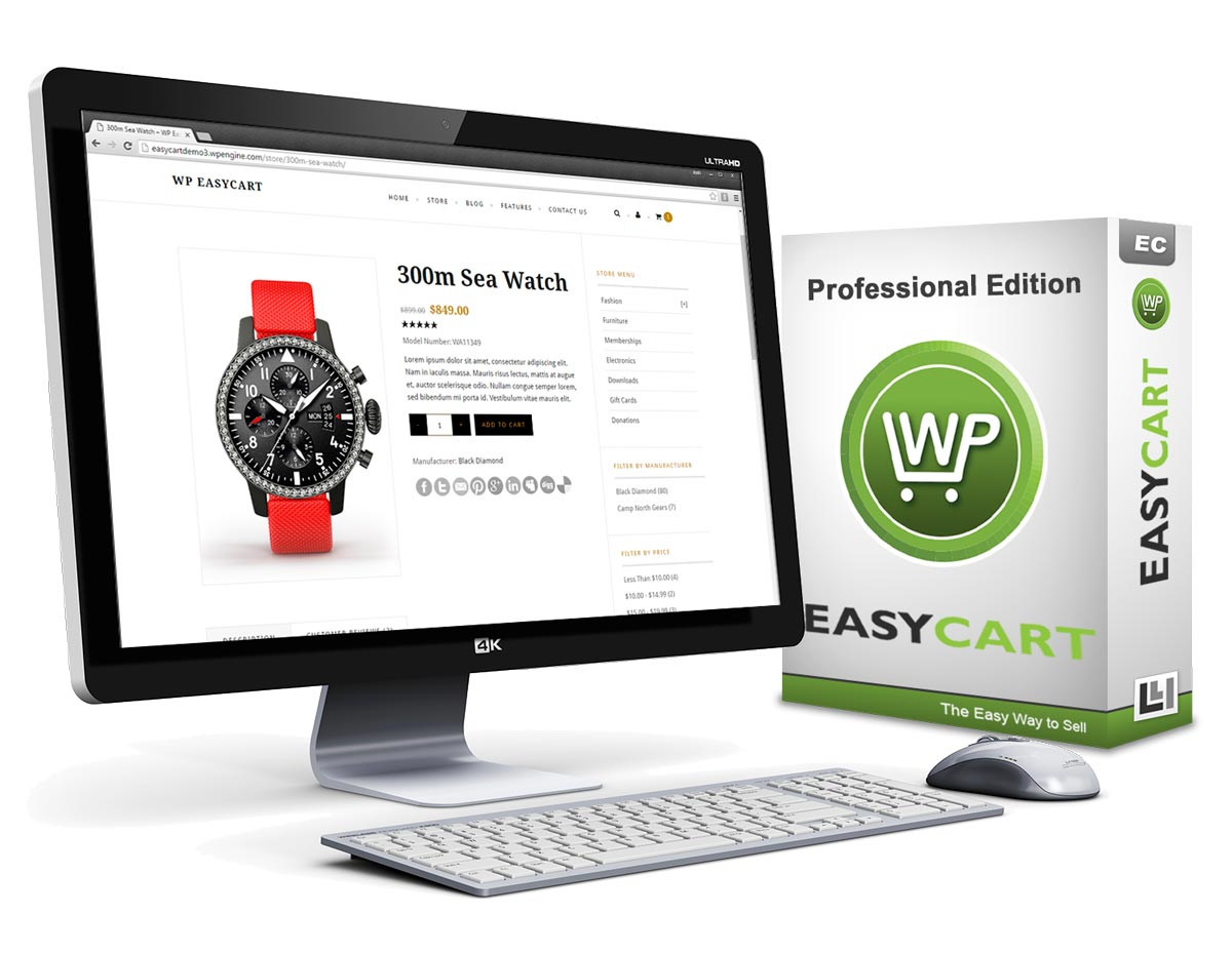 WP EasyCart — Best for Digital Shop Management