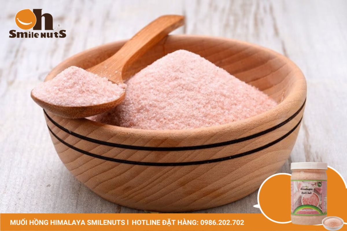 Muối hồng Himalaya được sử dụng như một thay thế cho muối tinh chế trong nấu ăn