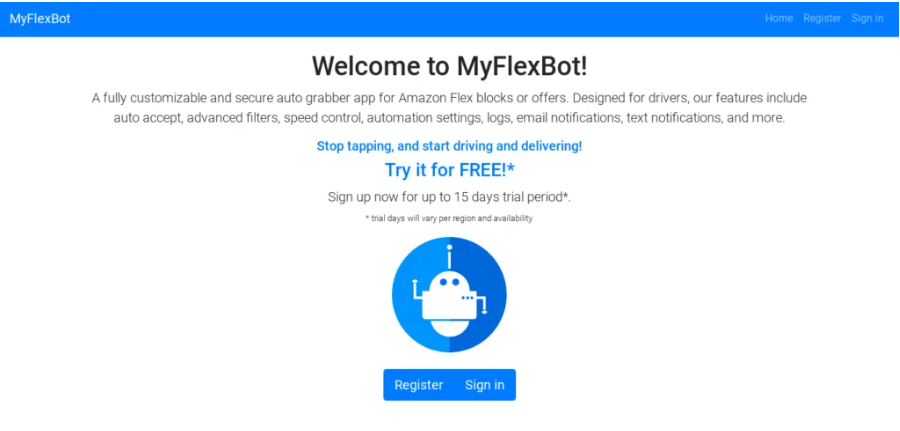 Accept the Terms of Service of MyFlexBot