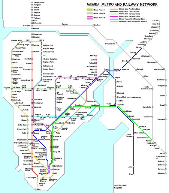 Mumbai Metro Map