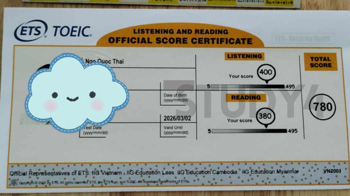 feedback khóa complete toeic study4