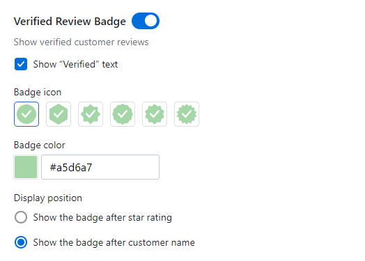 Verified Review Badge