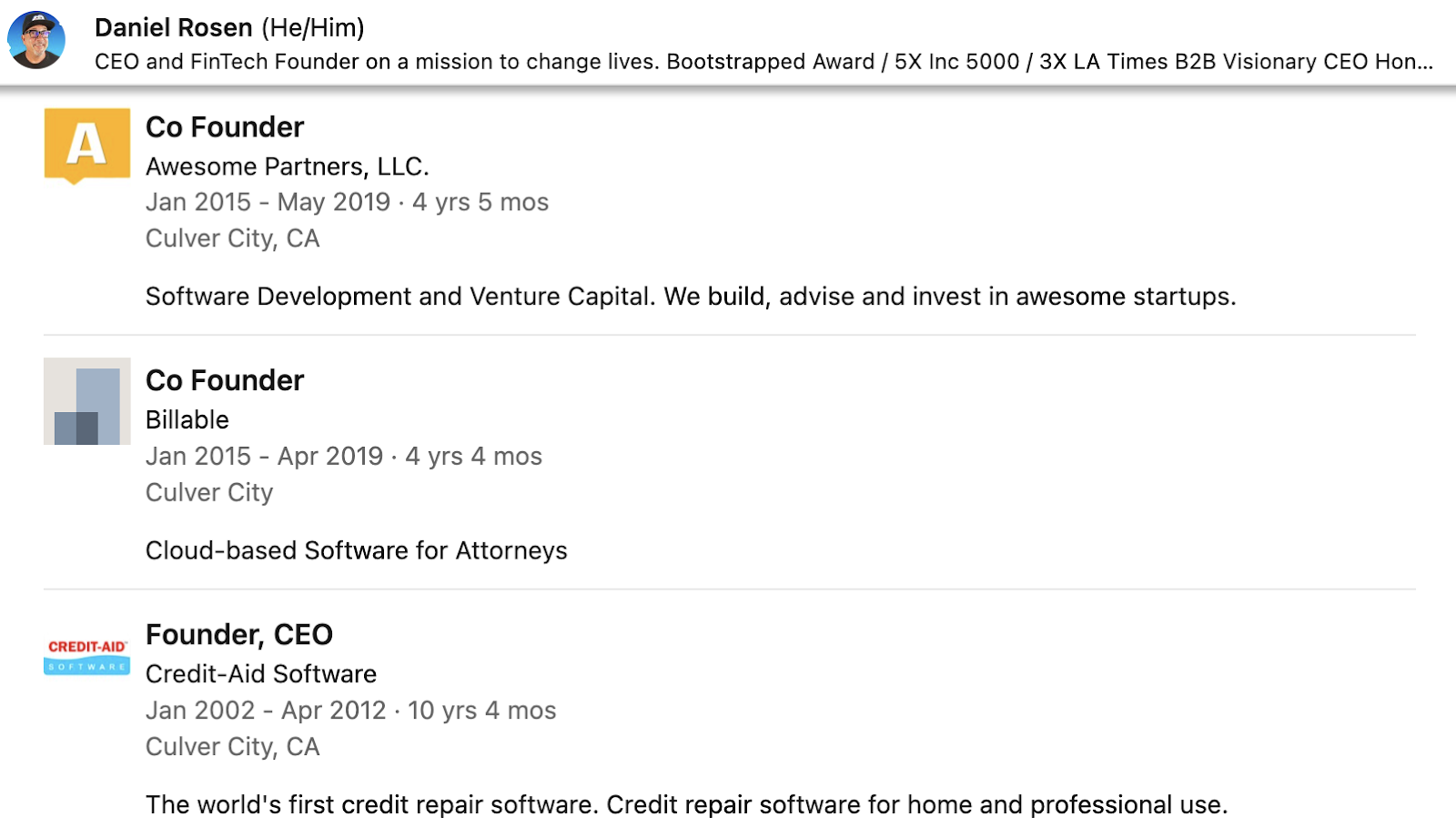 Credit Repair Cloud founder Daniel Rosen