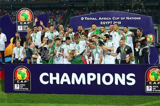 spotcovery-Algeria celebrates the 2019 Africa Cup of Nations