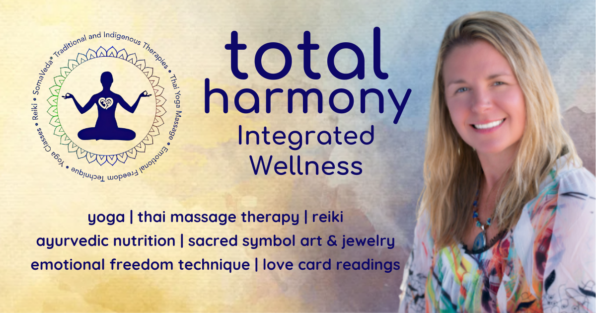 Advertisement for Total Harmony Integrated Wellness.