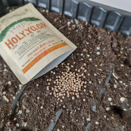 Planting Hollyhocks