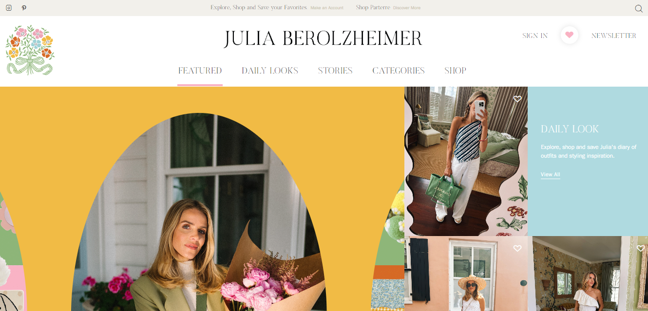 Julia Berolzheimer - Blog Homepage