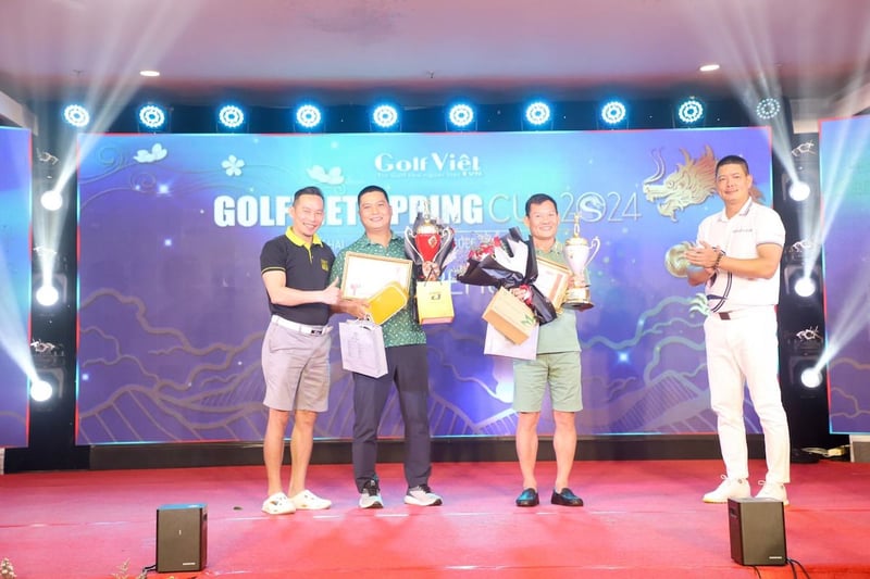 Với điểm Gross 88, net 65, golfer Hồ Sơn Hải giành giải nhất bảng B