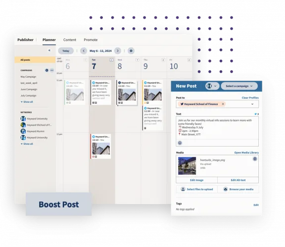 Hootsuite's Scheduling & Publishing Features