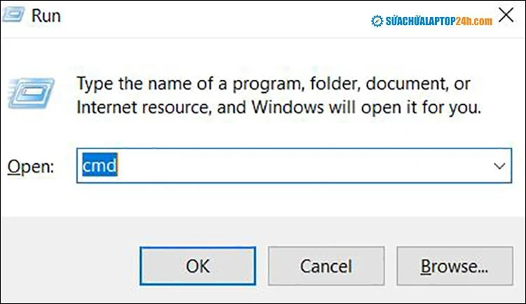 Truy cập Command Prompt
