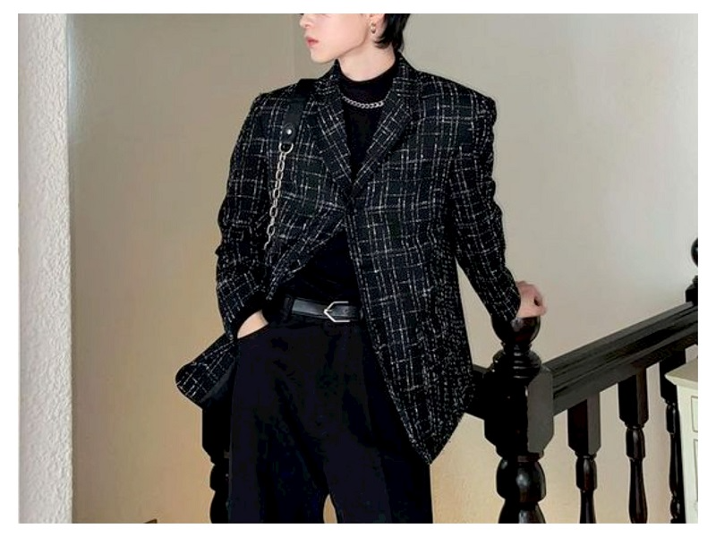 Cách chọn size áo blazer nam dạ Tweed