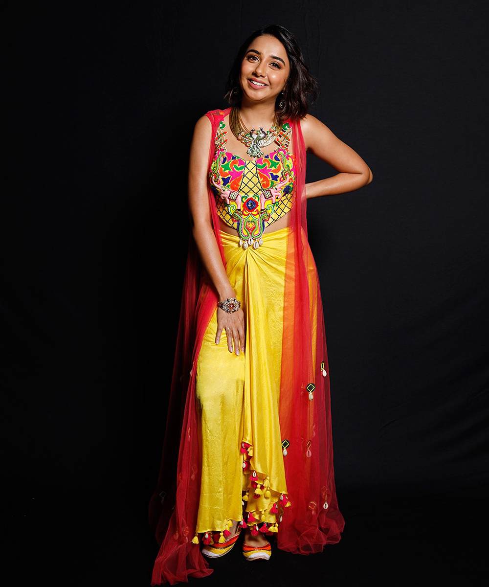 Haldi outfits for outlet bridesmaids online