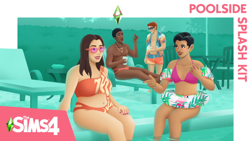 The Sims 4 Poolside Splash Kit