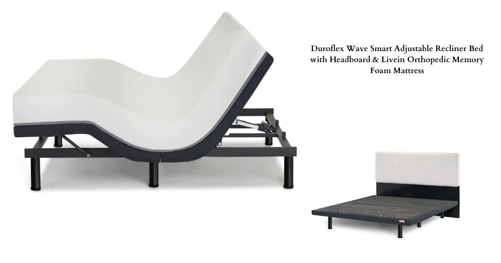 Duroflex Wave Smart Adjustable Recliner Bed