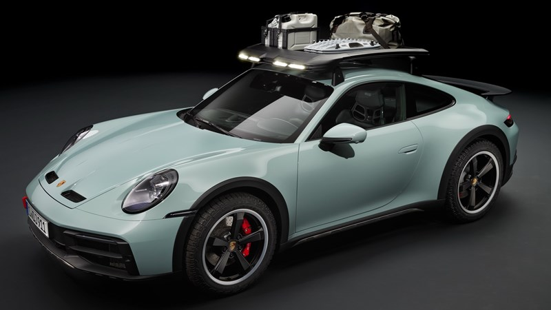 ดีไซน์ภายนอกรถยนต์ : Porsche 911 Dakar