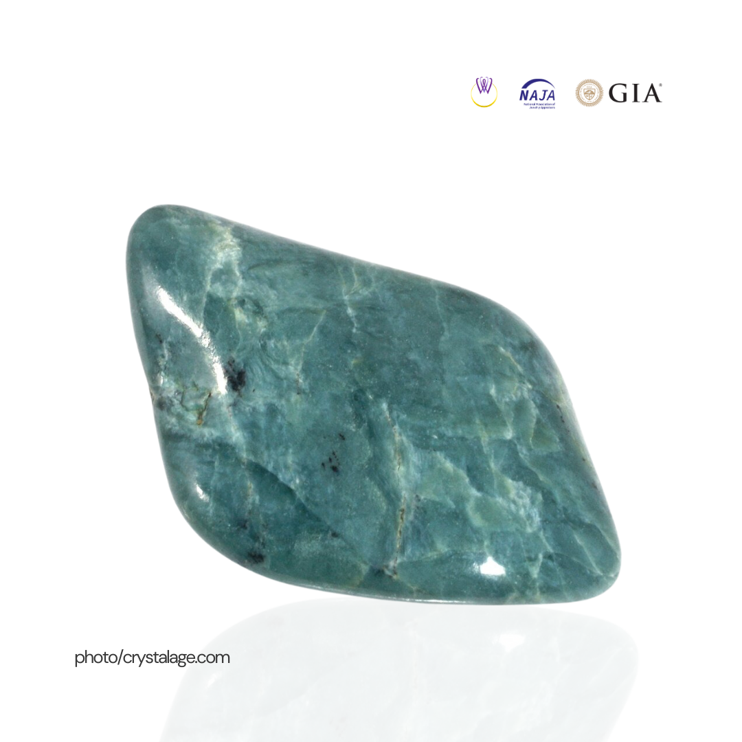 Blue Jadeite Jade Gemstone