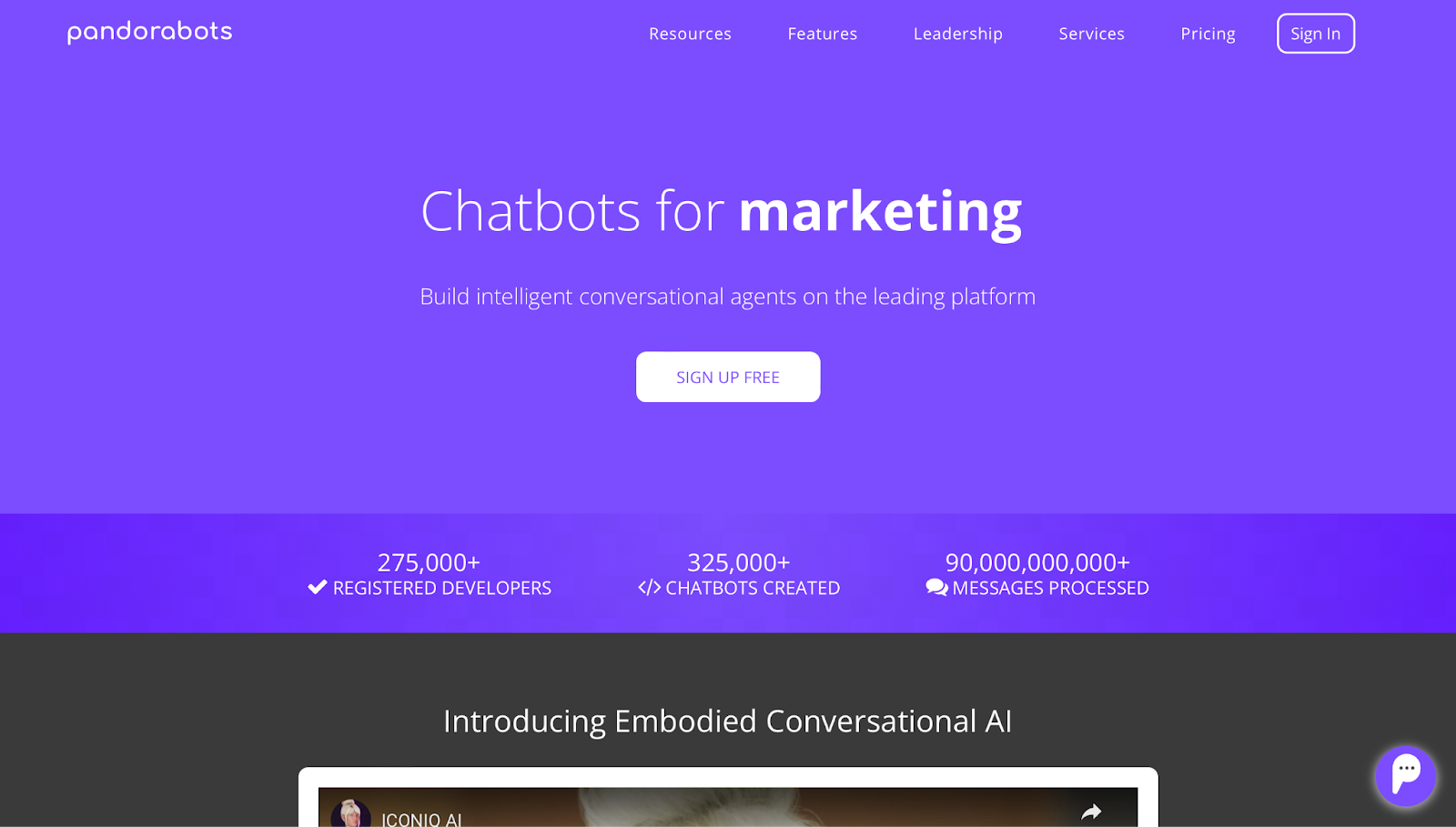 chatbot tools: pandorabots