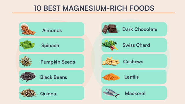 10 Best Magnesium Rich Foods To Include In Your Diet