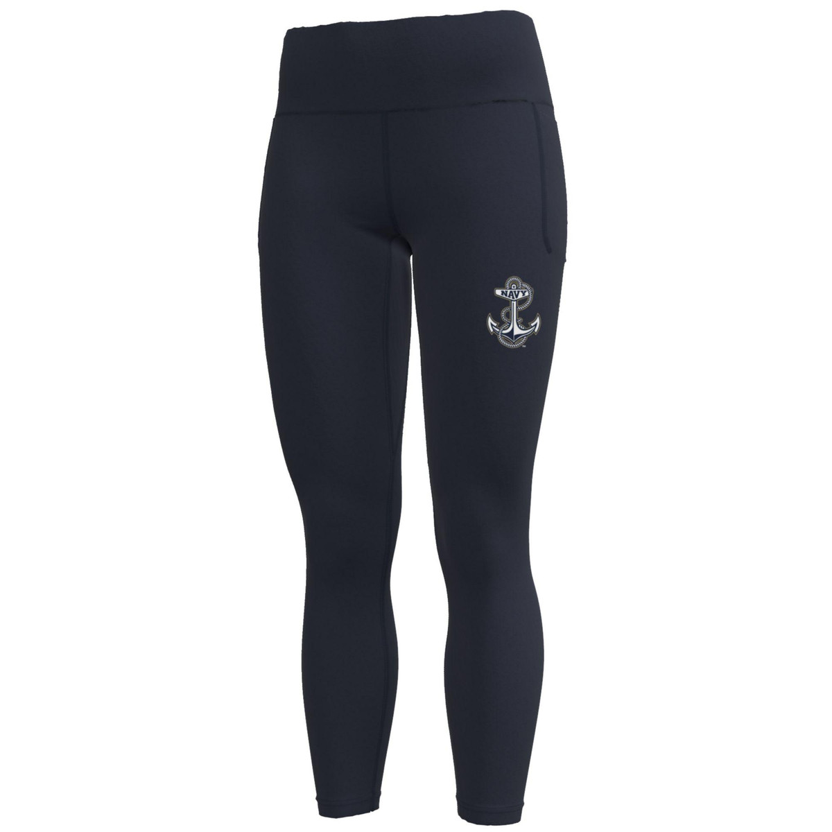 Navy Anchor Leggings