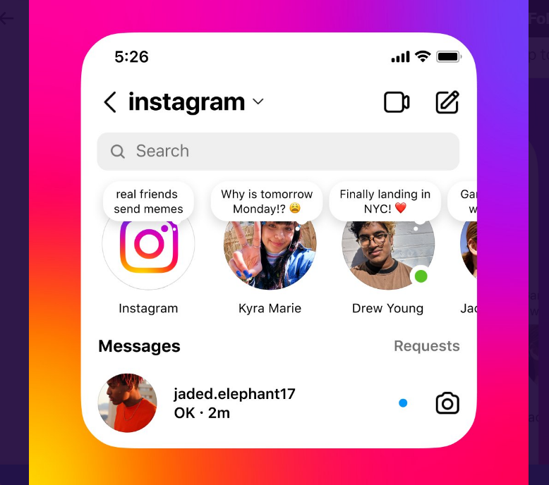 Instagram rolls out new Notes feature