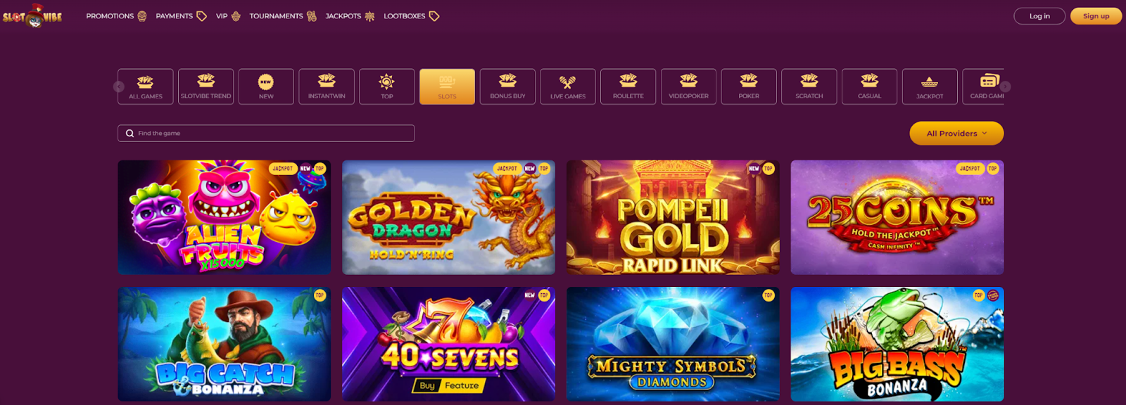 Slotvibe Casino Complete